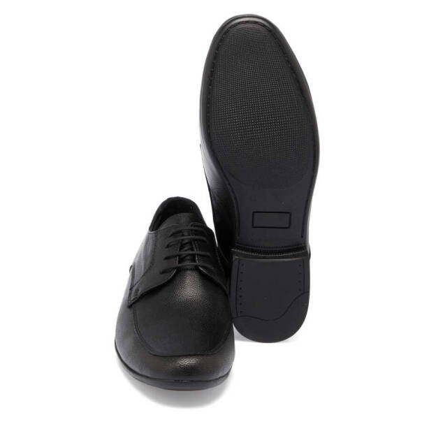 Siyah Hakiki Deri Erkek Klasik Ayakkabı - E24I1AY56593-A23 - 4