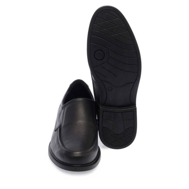 Siyah Hakiki Deri Erkek Klasik Ayakkabı - E24I1AY56663-A23 - 4