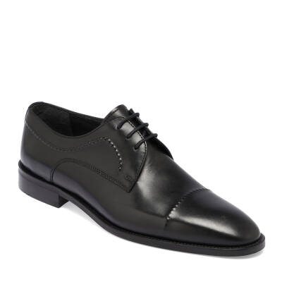  Siyah Deri Erkek Klasik Ayakkabı - E24I1AY56671-A43 