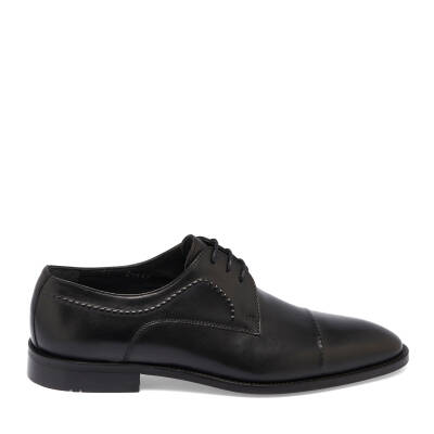  Siyah Deri Erkek Klasik Ayakkabı - E24I1AY56671-A43 - 3