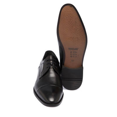  Siyah Deri Erkek Klasik Ayakkabı - E24I1AY56671-A43 - 4