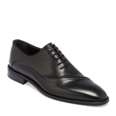 Siyah Deri Erkek Klasik Ayakkabı - E24I1AY56673-A43 