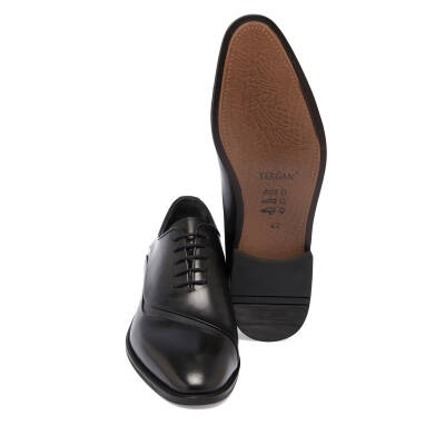  Siyah Deri Erkek Klasik Ayakkabı - E24I1AY56673-A43 - 4