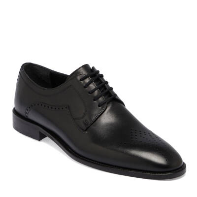  Siyah Deri Erkek Klasik Ayakkabı - E24I1AY56674-A43 