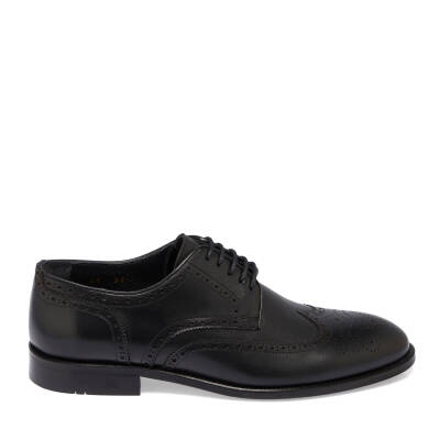  Siyah Deri Erkek Klasik Ayakkabı - E24I1AY56675-A43 - 3