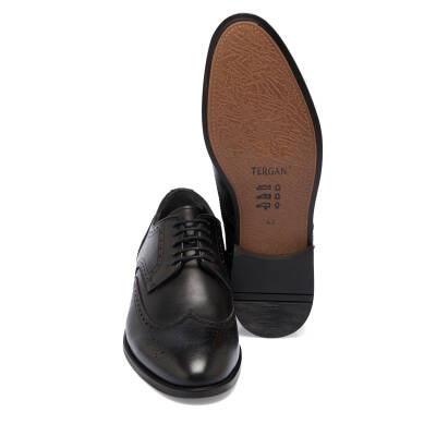  Siyah Deri Erkek Klasik Ayakkabı - E24I1AY56675-A43 - 4