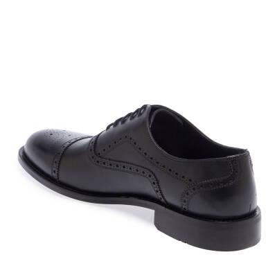  Siyah Deri Erkek Klasik Ayakkabı - E24I1AY56676-A43 - 2