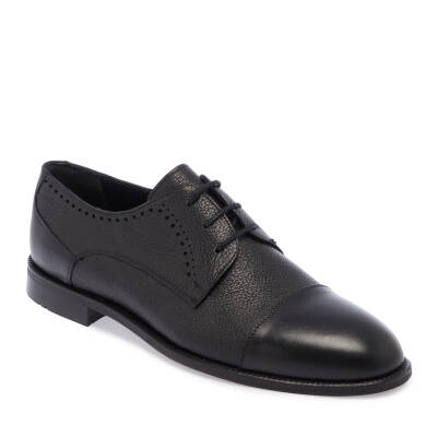  Siyah Deri Erkek Klasik Ayakkabı - E24I1AY56677-A43 