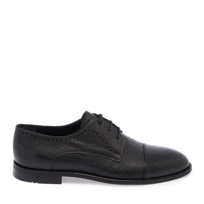  Siyah Deri Erkek Klasik Ayakkabı - E24I1AY56677-A43 - 3