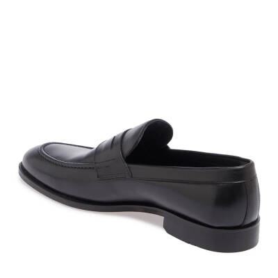  Siyah Deri Erkek Klasik Ayakkabı - E24I1AY56678-A43 - 2