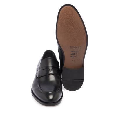  Siyah Deri Erkek Klasik Ayakkabı - E24I1AY56678-A43 - 4