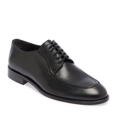  Siyah Deri Erkek Klasik Ayakkabı - E24I1AY56679-A43 