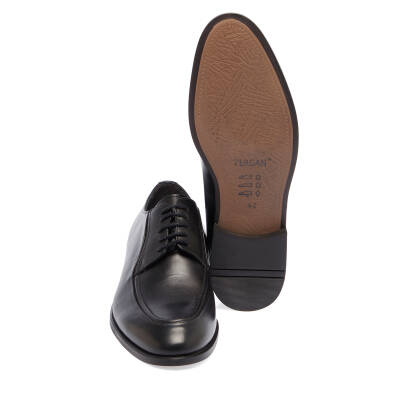  Siyah Deri Erkek Klasik Ayakkabı - E24I1AY56679-A43 - 4