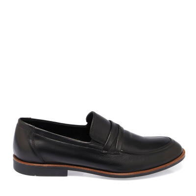  Siyah Deri Erkek Klasik Ayakkabı - E24I1AY56681-I1X - 3