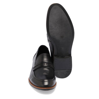  Siyah Deri Erkek Klasik Ayakkabı - E24I1AY56681-I1X - 4