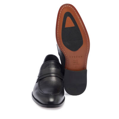  Siyah Deri Erkek Klasik Ayakkabı - E24I1AY56880-A43 - 4
