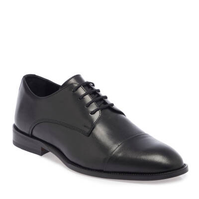  Siyah Deri Erkek Klasik Ayakkabı - E24I1AY56881-A43 