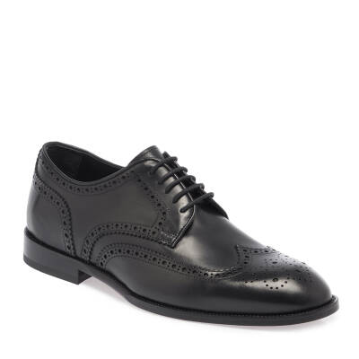  Siyah Deri Erkek Klasik Ayakkabı - E24I1AY56882-A43 