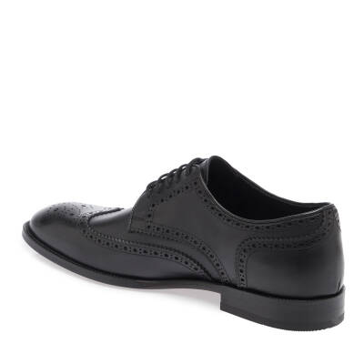  Siyah Deri Erkek Klasik Ayakkabı - E24I1AY56882-A43 - 2
