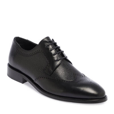 Siyah Deri Erkek Klasik Ayakkabı - E24I1AY56885-A43 