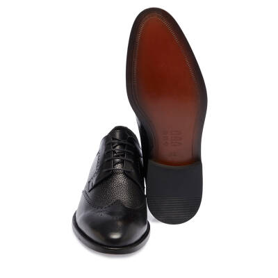  Siyah Deri Erkek Klasik Ayakkabı - E24I1AY56885-A43 - 4