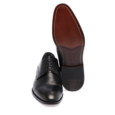  Siyah Deri Erkek Klasik Ayakkabı - E24I1AY56886-A43 - 4