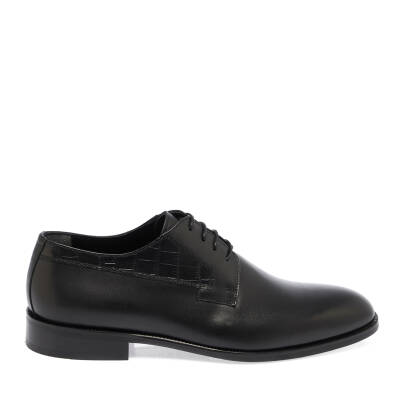  Siyah Deri Erkek Klasik Ayakkabı - E24I1AY56887-A43 - 3