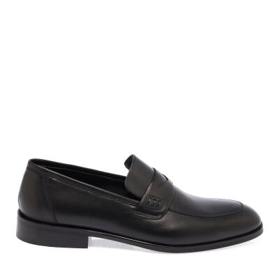  Siyah Deri Erkek Klasik Ayakkabı - E24I1AY56888-A43 - 3