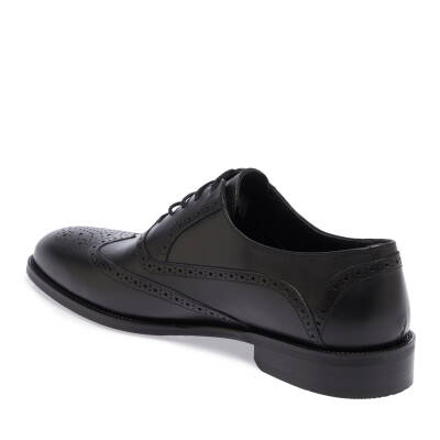  Siyah Deri Erkek Klasik Ayakkabı - E24I1AY56889-A43 - 2
