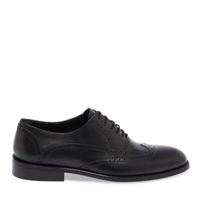  Siyah Deri Erkek Klasik Ayakkabı - E24I1AY56889-A43 - 3