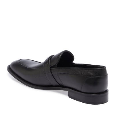  Siyah Deri Erkek Klasik Ayakkabı - E24I1AY56890-O2D - 2