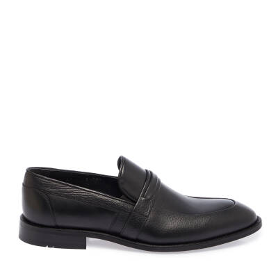  Siyah Deri Erkek Klasik Ayakkabı - E24I1AY56890-O2D - 3