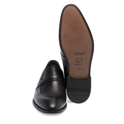 Siyah Deri Erkek Klasik Ayakkabı - E24I1AY56890-O2D - 4
