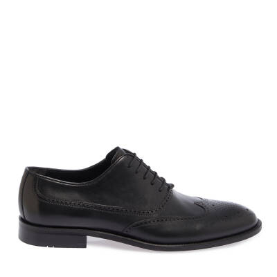  Siyah Deri Erkek Klasik Ayakkabı - E24I1AY56892-A43 - 3