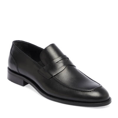  Siyah Deri Erkek Klasik Ayakkabı - E24I1AY56893-A43 
