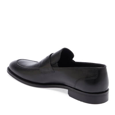  Siyah Deri Erkek Klasik Ayakkabı - E24I1AY56893-A43 - 2