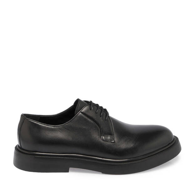 Siyah Deri Erkek Klasik Ayakkabı - E24S1AY57004-A43 - 3