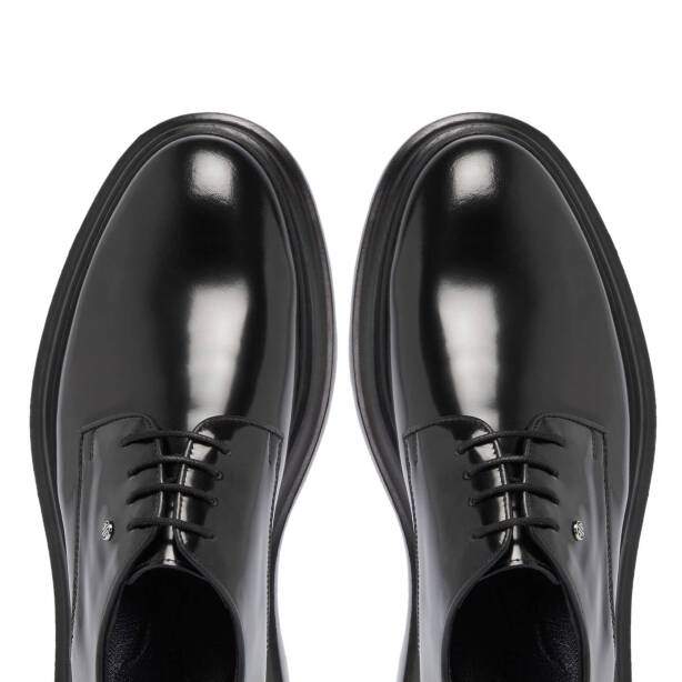 Siyah Deri Erkek Klasik Ayakkabı - E24S1AY57019-A35 - Tergan