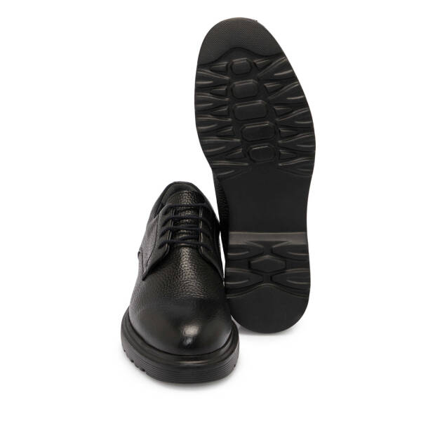 Siyah Deri Erkek Klasik Ayakkabı - E24S1AY57031-A41 - 4