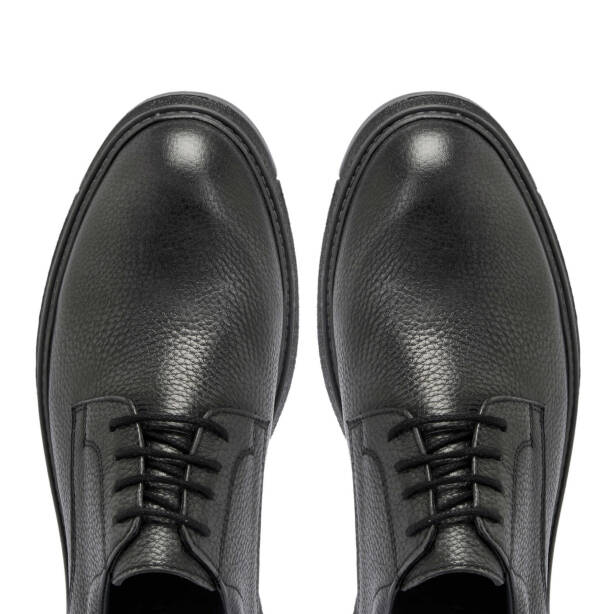 Siyah Deri Erkek Klasik Ayakkabı - E24S1AY57032-A23 - Tergan