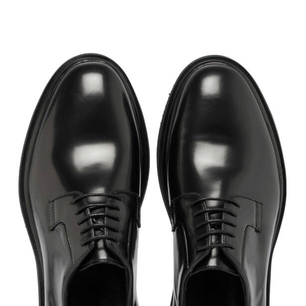 Siyah Deri Erkek Klasik Ayakkabı - E24S1AY57045-A35 - 5