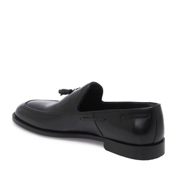 Siyah Hakiki Deri Erkek Klasik Ayakkabı - E25I1AY57203-A43 - 2