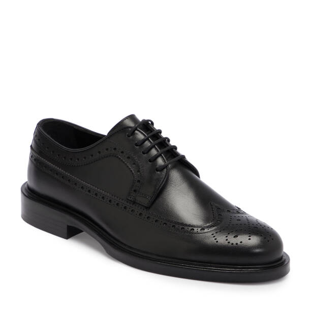 Siyah Deri Erkek Klasik Ayakkabı - E25S1AY57453-A43 