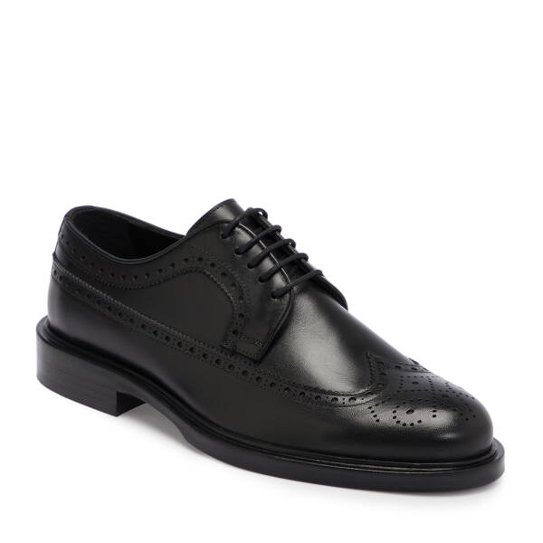 Siyah Deri Erkek Klasik Ayakkabı - E25S1AY57453-A43 - 1