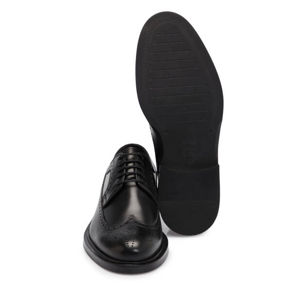 Siyah Deri Erkek Klasik Ayakkabı - E25S1AY57453-A43 - 4