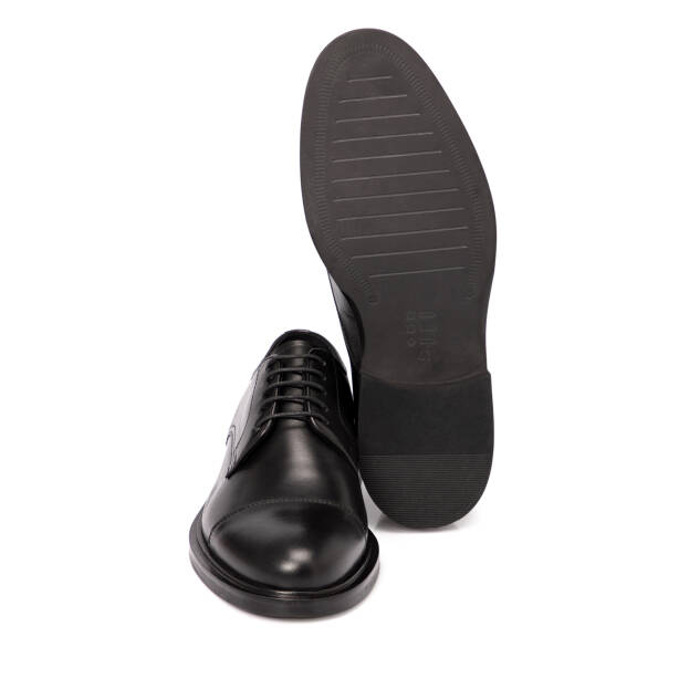 Siyah Deri Erkek Klasik Ayakkabı - E25S1AY57454-A43 - 4