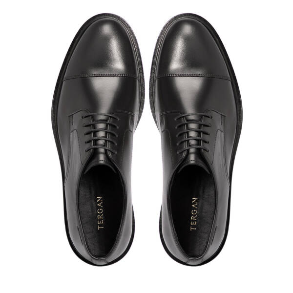 Siyah Deri Erkek Klasik Ayakkabı - E25S1AY57454-A43 - 5