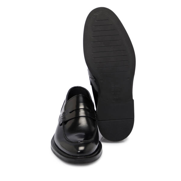 Siyah Deri Erkek Klasik Ayakkabı - E25S1AY57455-A35 - 4