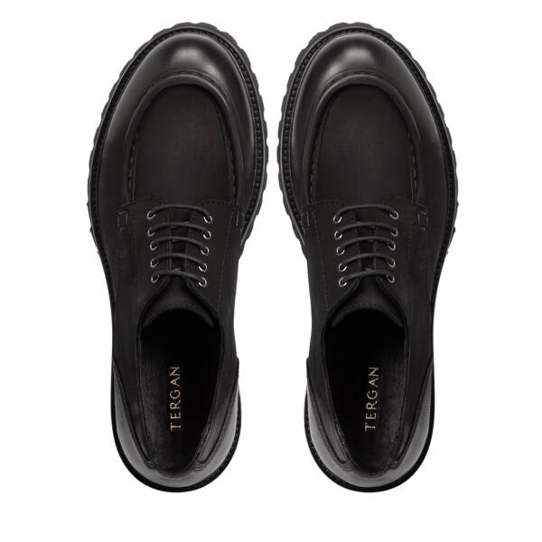 Siyah Deri Erkek Klasik Ayakkabı - E25S1AY57460-A23 - 5