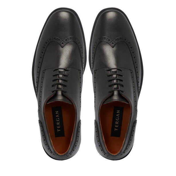 Siyah Deri Erkek Klasik Ayakkabı - E25S1AY57480-A23 - 5